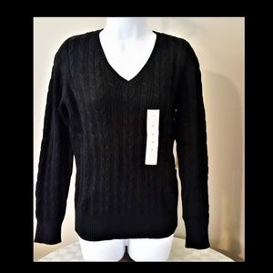 Long Sleeve V Neck Pullover Sweater